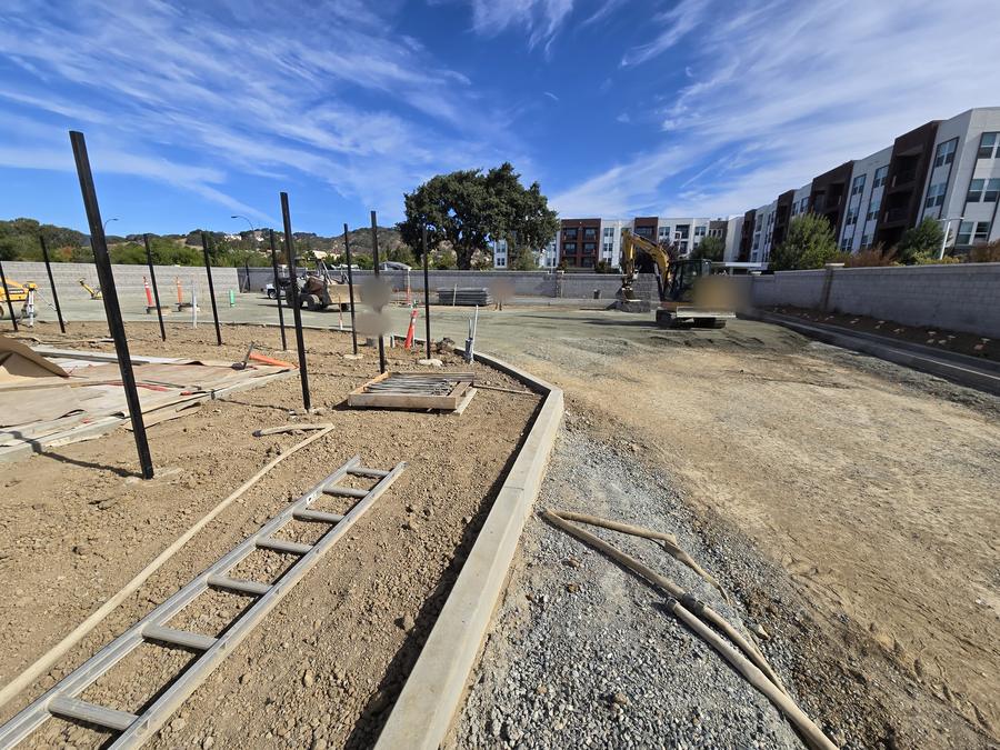 Site work, utilities and structural posts